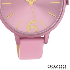 Oozoo Damen Armbanduhr Timepieces Analog Leder rosa UOC10441