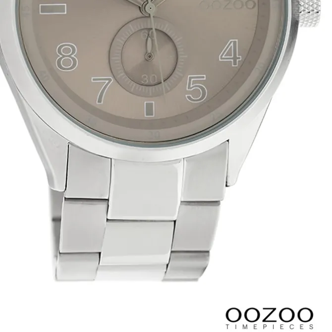 Oozoo Damen Armbanduhr Timepieces Analog Metall silber UOC10631