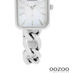 Oozoo Damen Armbanduhr Timepieces Analog Edelstahl silber UOC11130