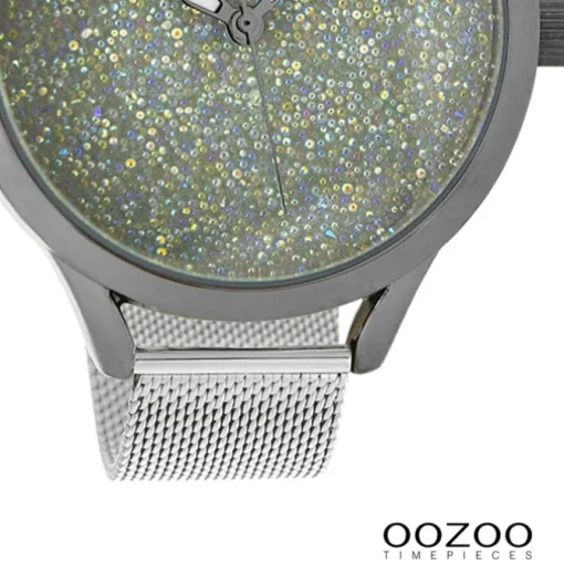 Oozoo Damen Armbanduhr Timepieces Analog Metall silber UOC10651
