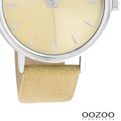 Oozoo Damen Armbanduhr Timepieces Analog Leder gelb UOC10827
