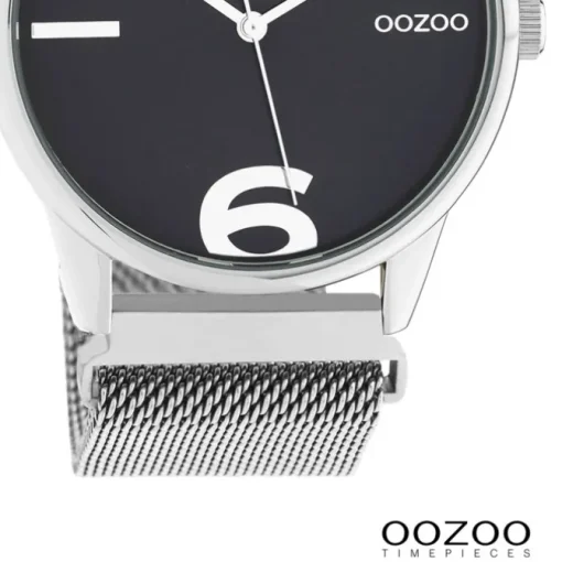 Oozoo Damen Armbanduhr Timepieces Analog Metall silber UOC10866