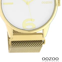 Oozoo Damen Armbanduhr Timepieces Analog Metall gold UOC10867