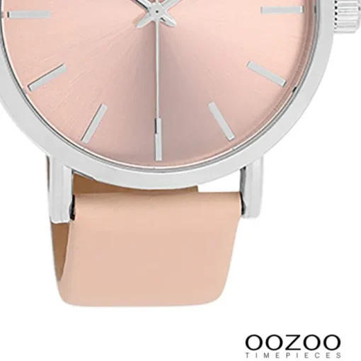Oozoo Damen Armbanduhr Timepieces Analog Leder rosa UOC11193