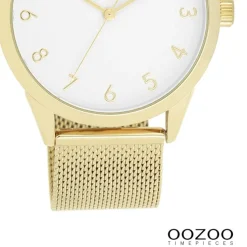 Oozoo Damen Armbanduhr Timepieces Analog Metall gold UOC11322