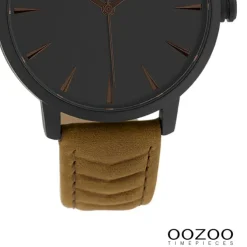 Oozoo Damen Armbanduhr Timepieces Analog Leder braun UOC10132