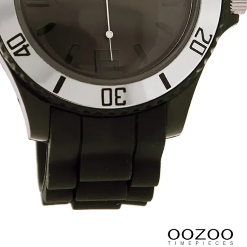 Oozoo Damen Armbanduhr Timepieces Analog Silikon schwarz UOC4353A