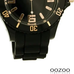 Oozoo Damen Armbanduhr Timepieces Analog Silikon schwarz UOC4354A