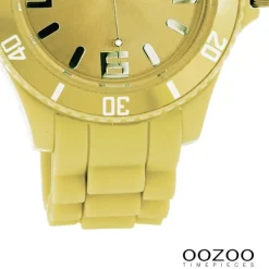 Oozoo Damen Armbanduhr Timepieces Analog Silikon gelb UOC4355A