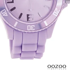 Oozoo Damen Armbanduhr Timepieces Analog Silikon lila UOC4365A