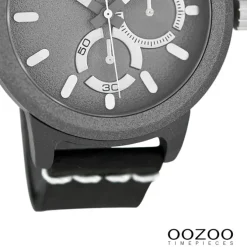 Oozoo Damen Armbanduhr Timepieces Analog Leder schwarz UOC6209A