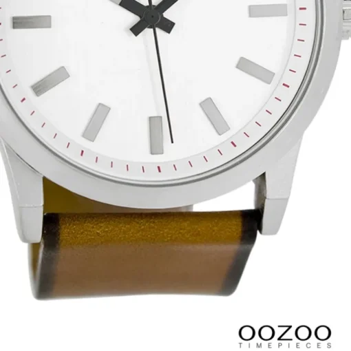 Oozoo Damen Armbanduhr Timepieces Analog Leder braun UOC7036A