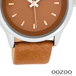 Oozoo Damen Armbanduhr Timepieces Analog Leder braun UOC7437A