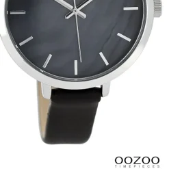 Oozoo Damen Armbanduhr Timepieces Analog Leder schwarz UOC8359A