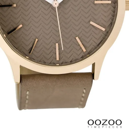 Oozoo Damen Armbanduhr Timepieces Analog Leder braun UOC9016A