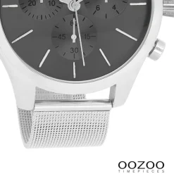 Oozoo Damen Armbanduhr Timepieces Analog Metall silber UOC9099A