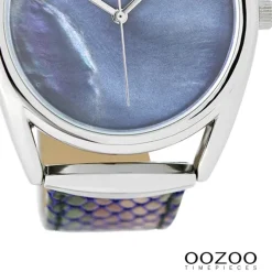 Oozoo Damen Armbanduhr Timepieces Analog Leder blau UOC9167A