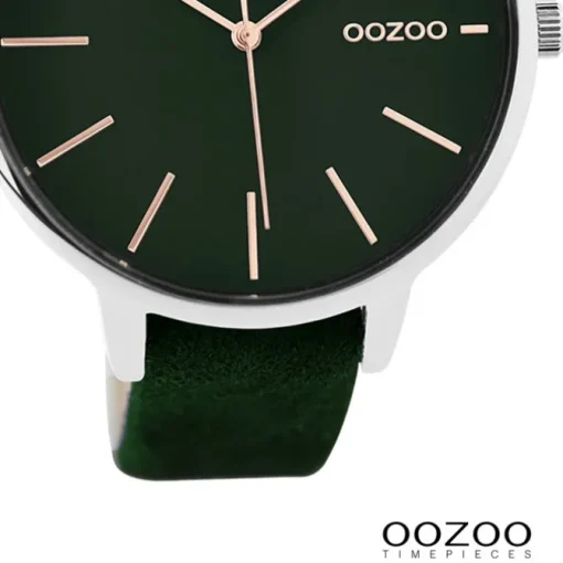 Oozoo Damen Armbanduhr Timepieces Analog Leder schwarz UOC9213A
