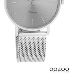 Oozoo Damen Armbanduhr Timepieces Analog Metall silber UOC9939A