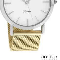 Oozoo Damen Armbanduhr Timepieces Analog Metall gold UOC9994A