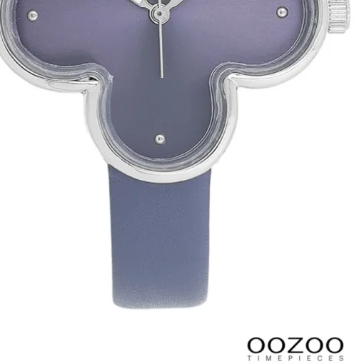 Oozoo Damen Armbanduhr Timepieces Analog Lederband blau UOC11522