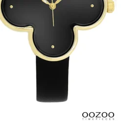 Oozoo Damen Armbanduhr Timepieces Analog Lederband schwarz UOC11524