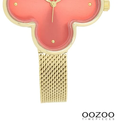 Oozoo Damen Armbanduhr Timepieces Analog Metallband gold UOC11529