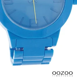 Oozoo Damen Armbanduhr Timepieces Analog Plastik blau UOC3681A