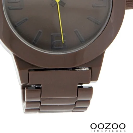 Oozoo Damen Armbanduhr Timepieces Analog Plastik braun UOC3682A