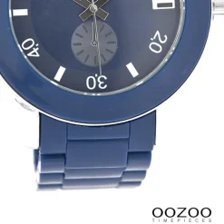 Oozoo Damen Armbanduhr Timepieces Analog Plastik blau UOC4258A