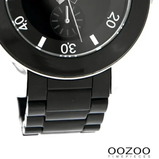 Oozoo Damen Armbanduhr Timepieces Analog Plastik schwarz UOC4259A