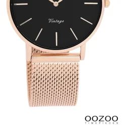 Oozoo Damen Armbanduhr Timepieces Analog Metall rosegold UOC9927A