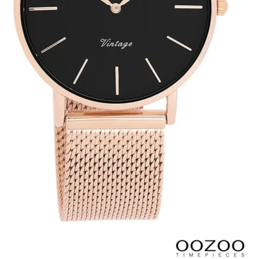 Oozoo Damen Armbanduhr Timepieces Analog Metall rosegold UOC9927A