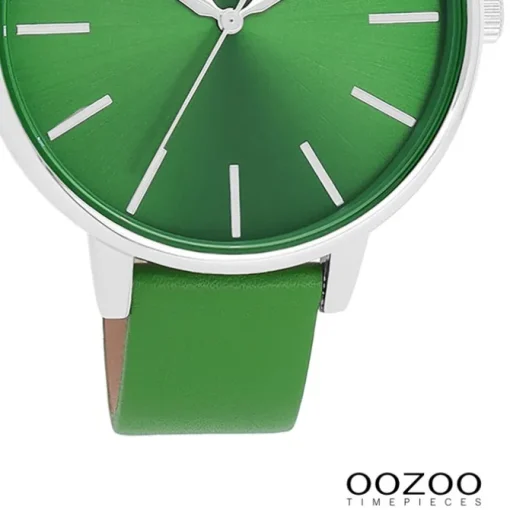 Oozoo Damen Armbanduhr Timepieces Analog Leder grün UOC11297