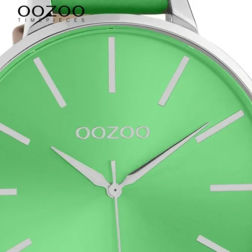 Oozoo Damen Armbanduhr Timepieces C10983 Analog Leder grün UOC10983