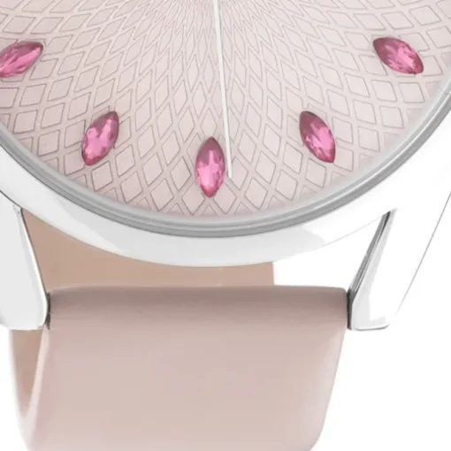 Oozoo Damen Armbanduhr Timepieces C10816 Analog Leder rosa UOC10816