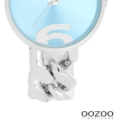 Oozoo Damen Armbanduhr Timepieces Analog Metall silber UOC11350