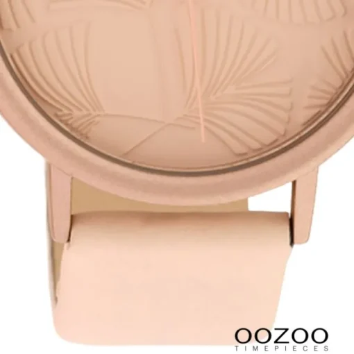 Oozoo Damen Armbanduhr Timepieces C10390 Quarzwerk Leder rosa UOC10390