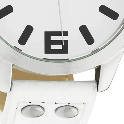 Oozoo Damen Armbanduhr Timepieces Analog Leder weiß UOC1050A