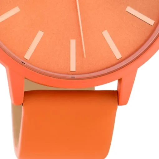 Oozoo Damen Armbanduhr Timepieces C10614 Analog Leder orange UOC10614