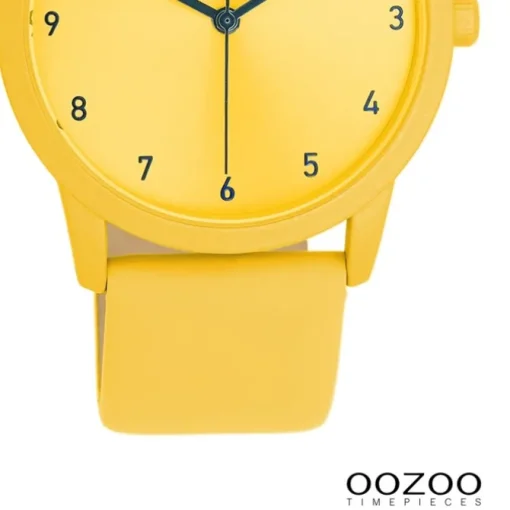 Oozoo Damen Armbanduhr Timepieces Analog Leder gelb UOC11167