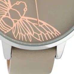 Oozoo Damen Armbanduhr Timepieces C10077 Analog Leder braun beige UOC10077