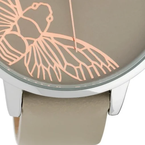 Oozoo Damen Armbanduhr Timepieces C10077 Analog Leder braun beige UOC10077