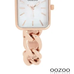 Oozoo Damen Armbanduhr Timepieces Analog Edelstahl rosegold UOC11134