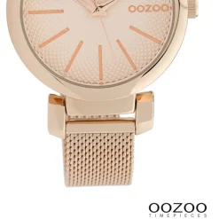 Oozoo Damen Armbanduhr Timepieces Analog Metall rosegold UOC10129