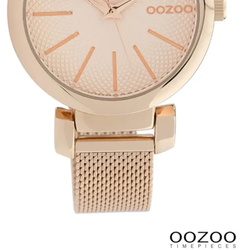 Oozoo Damen Armbanduhr Timepieces Analog Metall rosegold UOC10129