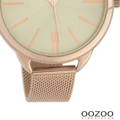 Oozoo Damen Armbanduhr Timepieces Analog Metall rosegold UOC10136