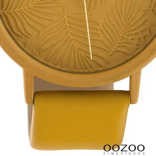 Oozoo Damen Armbanduhr Timepieces C10172 42mm Quarz Leder gelb UOC10172