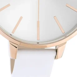 Oozoo Damen Armbanduhr Timepieces C10710 Analog Leder weiß UOC10710