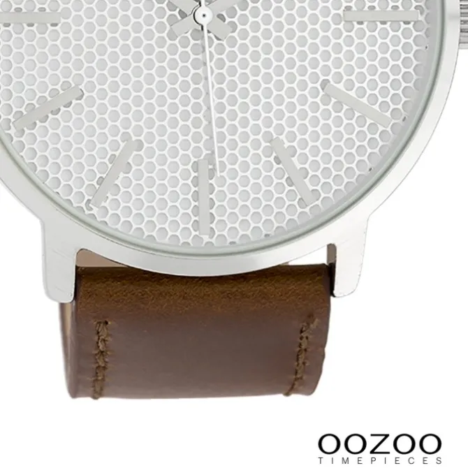 Oozoo Damen Armbanduhr Timepieces Analog Leder braun UOC10035